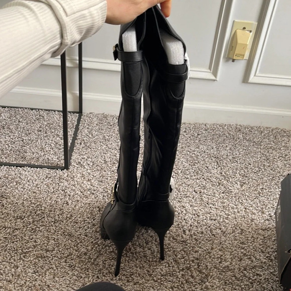Thalia Sodi Carula Women Shoes Over the Knee Platform Boots Black Sz 9.5 - Picture 4 of 6